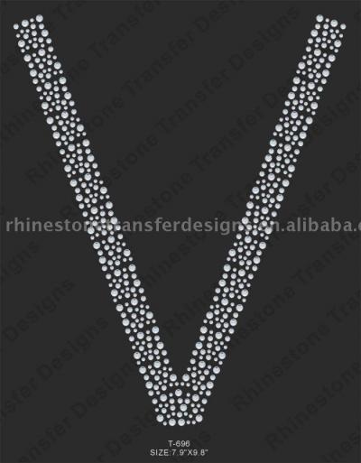 Hot Fix Rhinestuds Motif (Hot Fix Rhinestuds Motiv)