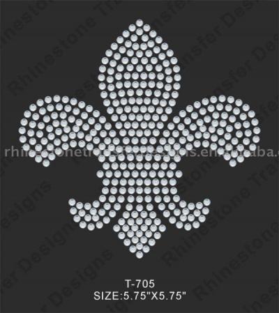 Iron-on heat transfer rhinestone (Eisen-auf die Wrmebertragung Strass)
