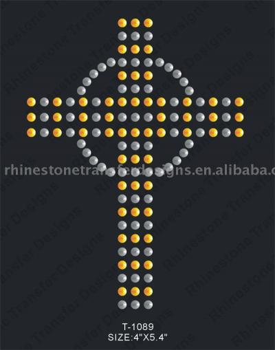 Iron-On Stud Transfered Motif (Клеевая Мотив Стад Переданы)
