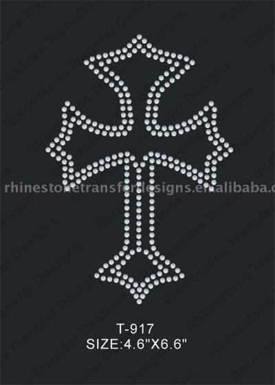Cross Rhinestone Crystal Transfer (Cross Strass Crystal Transfer)
