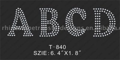 Garment Accessory-Hot Fix Rhinestone Motif (Bekleidungs-Zubehr-Hot Fix Strass Motiv)