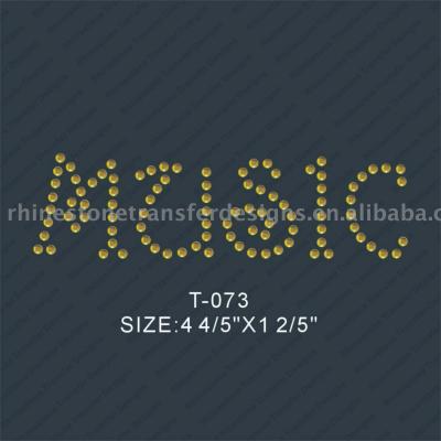 Iron-on rhinestone heat transfer (Клеевая Rhinestone теплообмена)