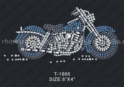 Iron-on rhinestone transfer motif (Iron-on transférer motif en strass)