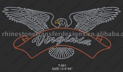 hot fix rhinestone transfer (Hot Fix Strass-Transfer)