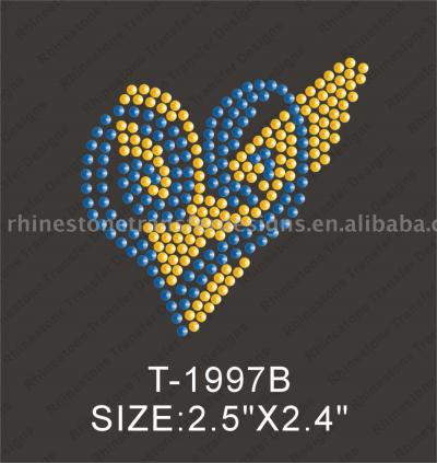 Hot Fix Rhinestone Transfers (Hot Fix Strass Transfers)