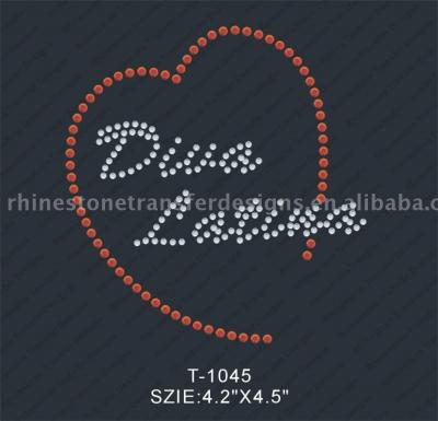 Hot Fix Rhinestone Motif (Hot Fix Strass Motiv)