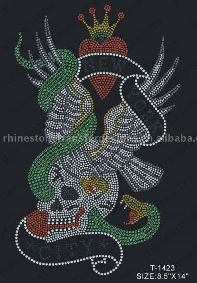 T-1423 Rhinestone-Nailhead Transfer (T 423-Rhinestone Nailhead передаче)