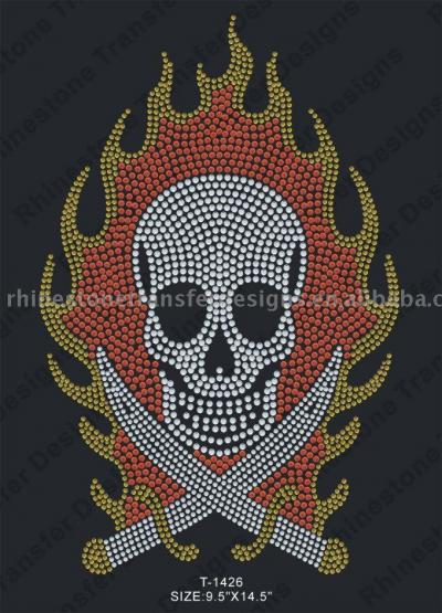 T-1426 Rhinestone/Nailhead Motif (T 426 Rhinestone / Nailhead Motif)