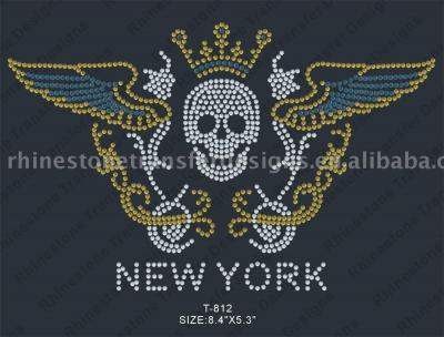 T-812 Rhinestones Crystal Motif (T-812 strass Motif Crystal)