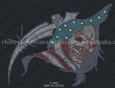 T-1452 Rhinestone Heat Transfer product (T 452 Rhinestone Теплообмен продукт)