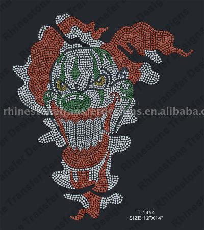 T-1454 Rhinestone Nailhead Transfer (T 454 Rhinestone Nailhead передаче)