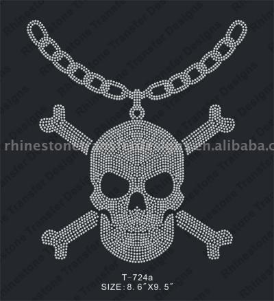 T-724A Rhinestuds- Nailhead Heat Motif (T-724A-Rhinestuds Nailhead Motif de chaleur)