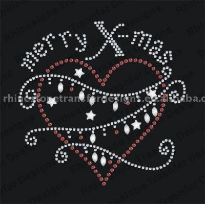 T-1639 rhinestone motif (T 639 Rhinestone мотив)