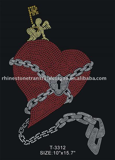 Crystal Rhinestone Heat Motif (Crystal Strass Heat Motiv)