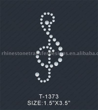 iron-on rhinestone transfer (Strass zum Aufbügeln Transfer)