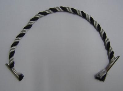 two color twisted rope handle (deux cordes de couleur torsadées manche)