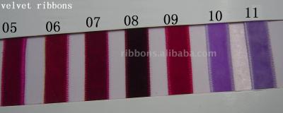 100% nylon velvet ribbons