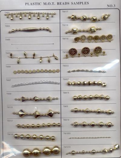 Plastic Beads Moulded On Thread (Литые пластиковые бусы цепочки)