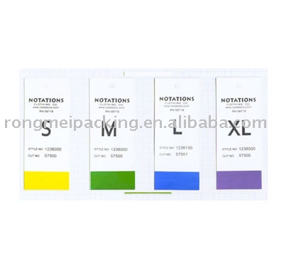 plastic hangtag (Kunststoff Hangtag)