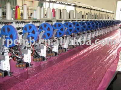Triple sequins embroidery machine