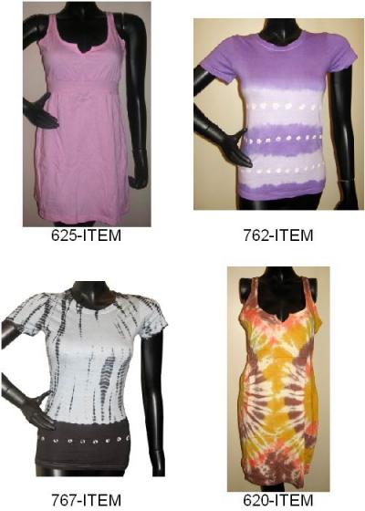 100% Cotton Knitted Tie dye / Garment (100% coton tricoté colorant Tie / vêtement)