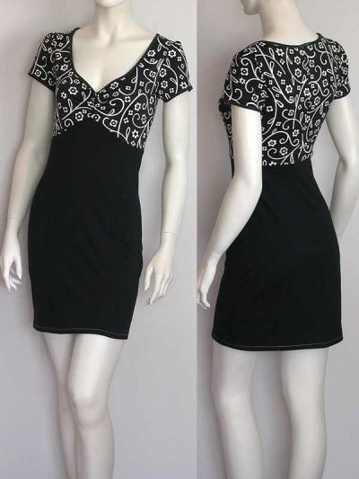 3400809, Pencil Dress, Retro-Design With Print (3400809, карандаш платье, ретро-дизайн с печатью)
