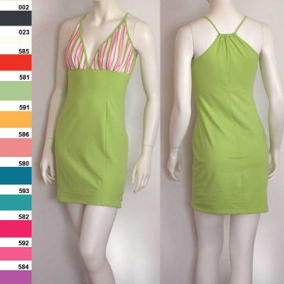 3395005 Fashion Striped Mini Tunic Dress Spring / Summer (3395005 Fashion Striped Mini Tunic Dress Frühjahr / Sommer)