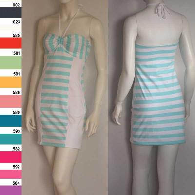 3394916 Fashion Tube Strips Dress Spring / Summer (3394916 Tube Strips Dress Fashion Frühjahr / Sommer)