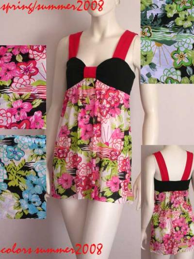Ladies Fashion Tops And Mini Dresses For Spring / Summer 2008