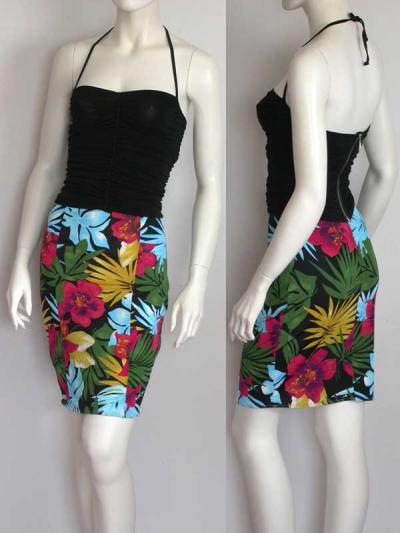 3402200, Flower Pencil Skirt, Retro-Design (3402200, Flower Bleistift Rock, Retro-Design)