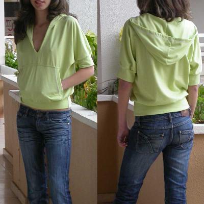 Ladies Fashion Sweatshirt With Hood, 3295603, Spring / Summer 2008 (Дамы мод Блуза с капюшоном, 3295603, весна / лето 2008)