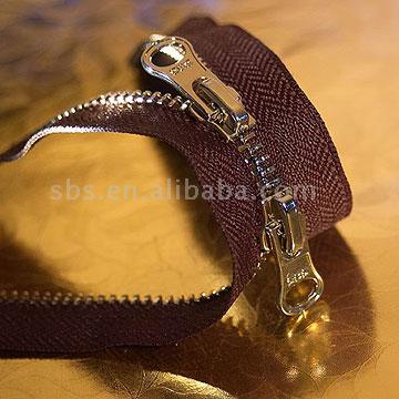 Nickel Brass Zipper %26 Slider
