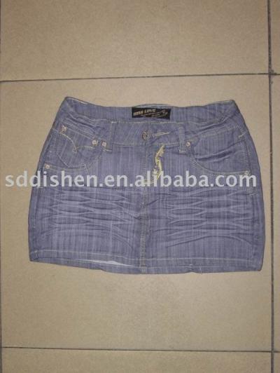 jean skirt