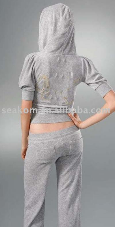 Women`s Hoodied Velour Tracksuits ju239a (Women`s Hoodied Velour Tracksuits ju239a)