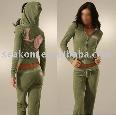 Brand Women`s Velour Tracksuits/Love suits ju160c (Brand Women`s Velour Tracksuits/Love suits ju160c)