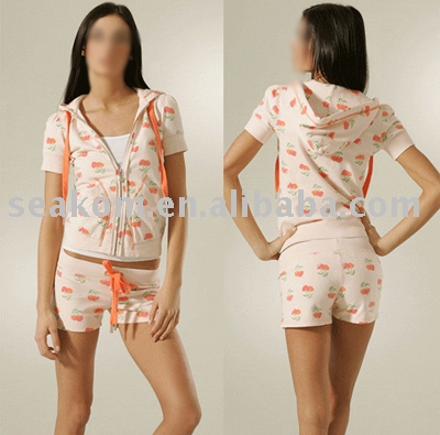 Brand Women`s Track suits,Cherry suits ju159b