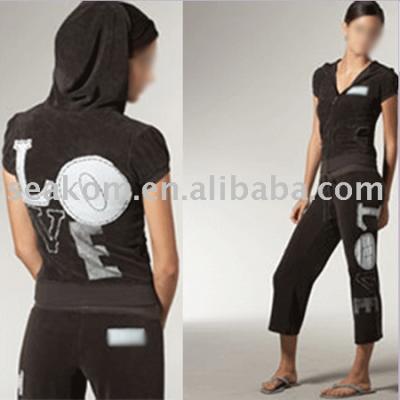 Brand Women`s Velour Tracksuits/Love suits ju160d (Brand Women`s Velour Tracksuits/Love suits ju160d)