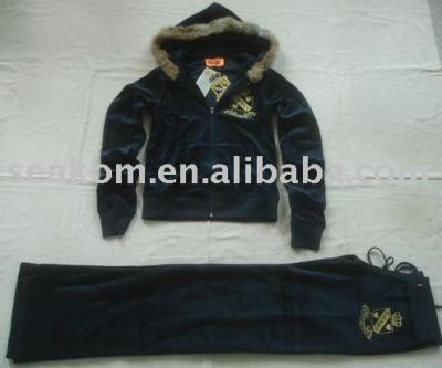 Brand Women`s Velour Tracksuits ju209d