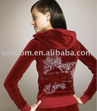 Brand Women`s Velour Track suits ju207a