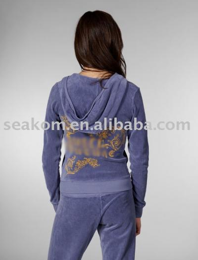 Brand Women`s Velour Track suits ju207e