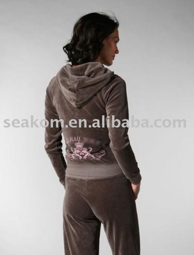 Brand Women`s Velour Tracksuits ju219c