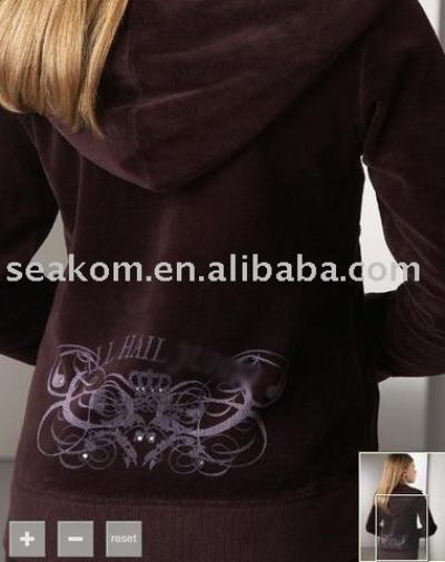Brand Women`s Velour Tracksuits ju219e