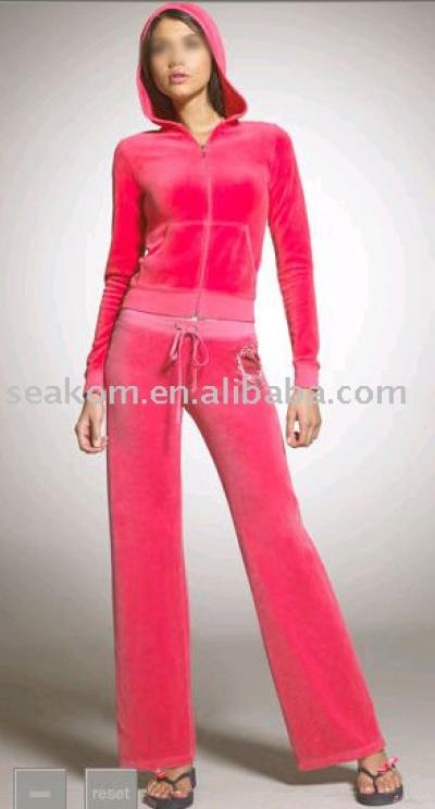 Brand Ladies` Velour Track Suits