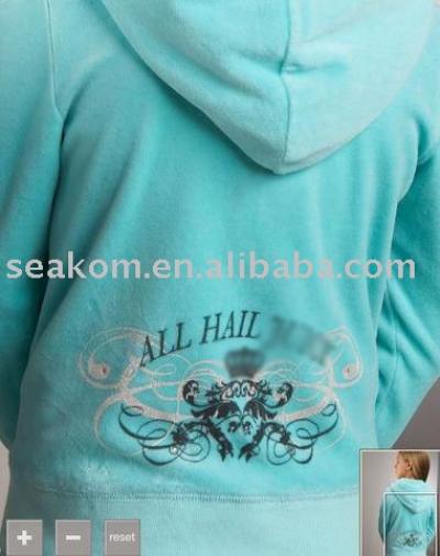 Brand Women`s Velour Tracksuits ju219f