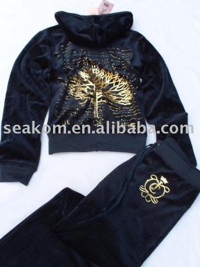 Brand Women`s Velour Tracksuits ju216d
