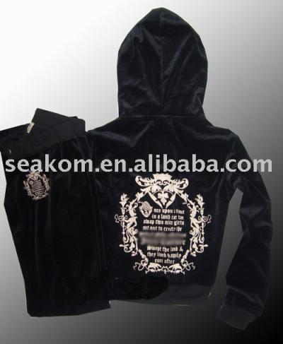 Brand Ladies` Velour Tracksuits