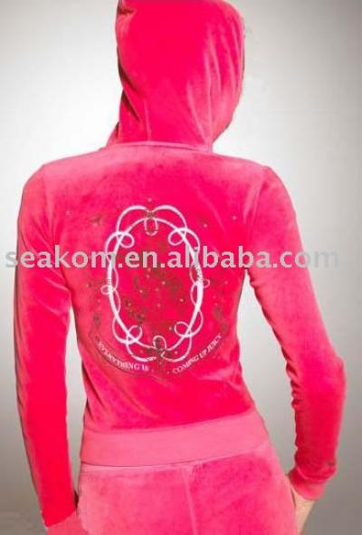 Brand Ladies` Velour Tracksuits