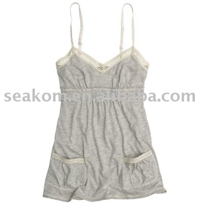 100% Cotton Brand Women`s Fashion Tank Top AFd015b (100% Baumwolle Marke Women `s Fashion Tank Top AFd015b)