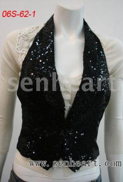 Backless Vest with Beads (Backless Vest with Beads)