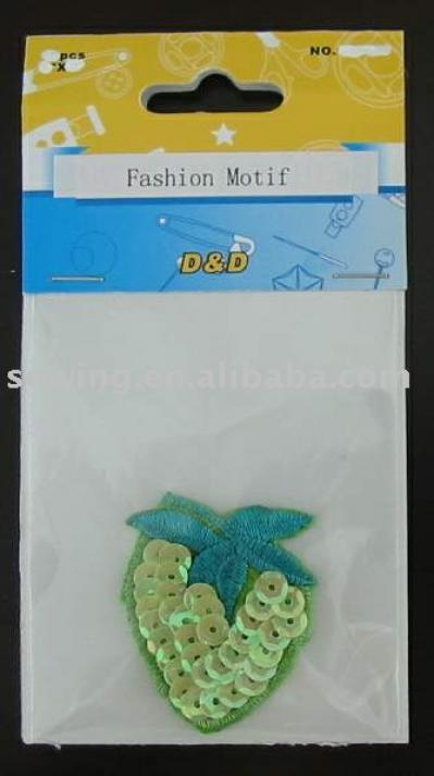 sequins iron on Motifs (Pailletten Eisen auf Motive)